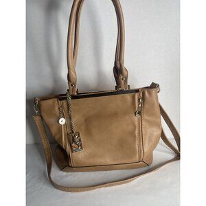 Fellipe Krein Womans Purse Brown Beige Shoulder Bag‎ - Light Wear